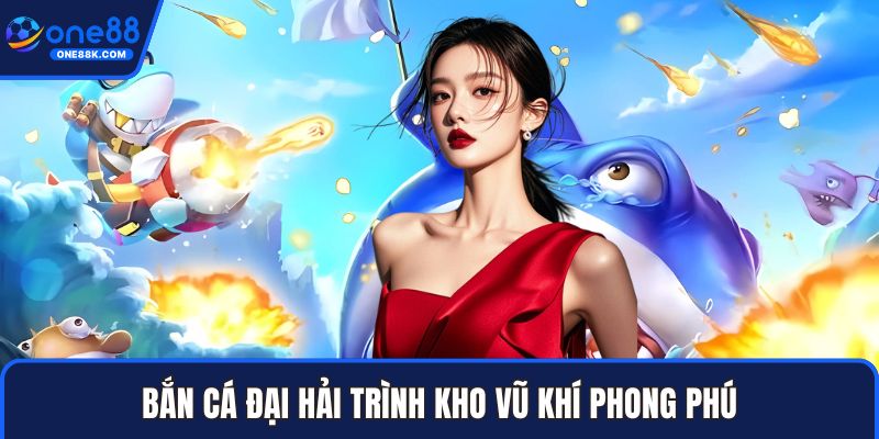 Bắn cá đại hải trình kho vũ khí phong phú