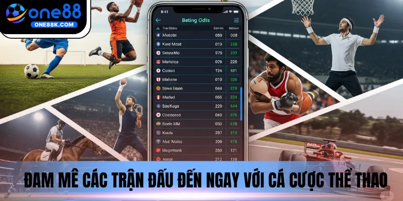 Đam mê các trận đấu đến ngay với cá cược thể thao